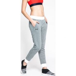 Under Armour - Spodnie. Szare spodnie sportowe damskie marki Under Armour, s, z elastanu. W wyprzedaży za 199,90 zł.