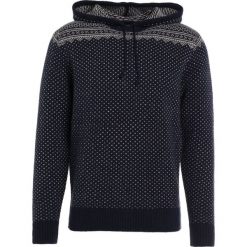 Bluzy męskie: J.CREW POLAR FAIRISLE PO HOODIE Bluza z kapturem navy
