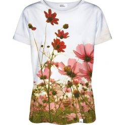 Colour Pleasure Koszulka damska CP-030 213 biało-zielona r. XL/XXL. Białe bluzki damskie marki Colour pleasure, xl. Za 70,35 zł.