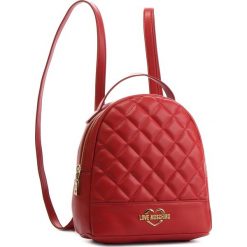 Plecak LOVE MOSCHINO - JC4206PP06KA0500 Rosso. Czerwone plecaki damskie Love Moschino, ze skóry ekologicznej, eleganckie. Za 679,00 zł.