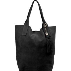 Torebki klasyczne damskie: Skórzana torebka „Chloe” w kolorze czarnym – 33 x 34 x 18 cm