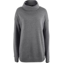 Bluza oversize z golfem bonprix szary melanż. Szare bluzy damskie bonprix, melanż. Za 27,99 zł.