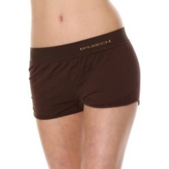 Majtki damskie: Brubeck Bokserki damskie Comfort Night brązowe r. S (BX10920)