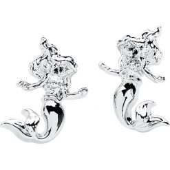 Ariel - Mała Syrenka Disney by Couture Kingdom - Arielle Silhouette Kolczyki - Earpin srebrny. Szare kolczyki damskie marki Ariel - Mała Syrenka, srebrne. Za 144,90 zł.