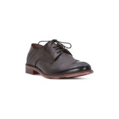 Derby Exton SOFT FANGO. Pomarańczowe półbuty męskie marki Exton, bez wzorów, bez zapięcia. Za 432,90 zł.