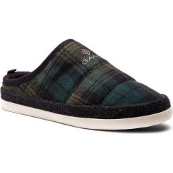 Kapcie GANT - Frank 17698838 Blackwatch Checker G011. Zielone kapcie męskie marki GANT, bez wzorów, z tworzywa sztucznego. W wyprzedaży za 189,00 zł.