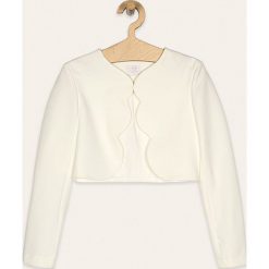 Sly - Żakiet Dziecięcy. Białe kamizelki dziewczęce SLY, z haftami, z poliesteru, eleganckie, bez kaptura. W wyprzedaży za 129,90 zł.