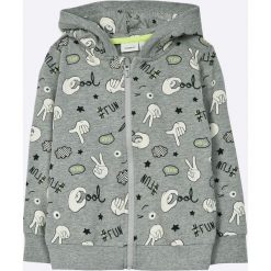 Name it - Bluza dziecięca 92-128 cm. Szare bluzy chłopięce marki Name it, bez wzorów, z elastanu, z kapturem. W wyprzedaży za 59,90 zł.