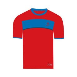 T-shirty chłopięce: Huari Koszulka dziecięca Ibrox Fiery Red/french Blue r. 164