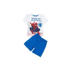 Piżama chłopięca z krótkim rękawem Spiderman. Szare bielizna chłopięca TXM, z motywem z bajki, z krótkim rękawem. Za 14,99 zł.