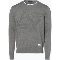 Armani Exchange - Sweter męski z dodatkiem kaszmiru, szary. Szare swetry klasyczne męskie marki Armani Exchange, m, z kaszmiru. Za 449,95 zł.