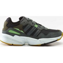Sneakersy męskie skórzane Adidas Yung 96 F35018 - zielony. Zielone sneakersy męskie Adidas, bez zapięcia. Za 399,99 zł.