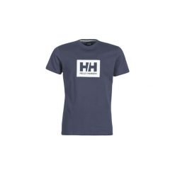 T-shirty z krótkim rękawem Helly Hansen TOKYO T-SHIRT. Niebieskie t-shirty męskie marki Helly Hansen, s, bez wzorów, bez kołnierzyka, krótkie. Za 129,00 zł.