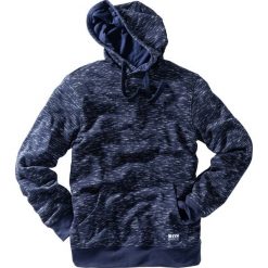 Bluza z kapturem bonprix ciemnoniebieski melanż. Niebieskie bluzy męskie bonprix, s, bez wzorów, z kapturem, bez rękawów, z kapturem. Za 74,99 zł.