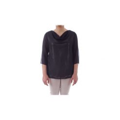 Bluzki Elena Miro' D096T0 0295. Niebieskie bluzki damskie Elena Miro', bez wzorów, bez kołnierzyka, bez rękawów. Za 349,68 zł.