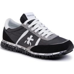 Sneakersy PREMIATA - Sean 4656 Grey/Black. Szare sneakersy męskie Premiata, bez wzorów, ze skóry, klasyczne, bez zapięcia. Za 899,00 zł.