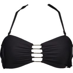 Biustonosz bikini w kolorze czarno-oliwkowym. Brązowe stroje kąpielowe dwuczęściowe damskie marki Skiny, z materiału. W wyprzedaży za 104,95 zł.