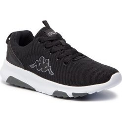 Sneakersy KAPPA - Riken 242705 Black/White 1110. Czarne sneakersy męskie Kappa, bez zapięcia. W wyprzedaży za 119,00 zł.