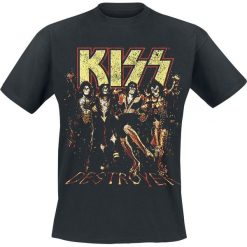 Kiss Destroyer T-Shirt czarny. Czarne koszulki męskie Kiss, l, bez wzorów, bez kołnierzyka. Za 74,90 zł.