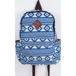 Plecaki damskie: Art of Polo Plecak miejski Aztec life biało-niebieski
