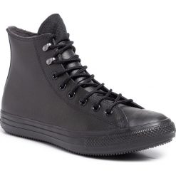Trampki CONVERSE - Ctas Winter Hi 164923C Black/Black/Black. Czarne półbuty męskie Converse, bez wzorów, ze skóry, eleganckie, bez zapięcia. Za 399,00 zł.