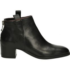 Botki - IV17ICAR120 N. Czarne botki damskie skórzane Venezia. Za 299,00 zł.