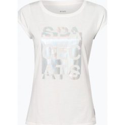 Marc Cain Sports - T-shirt damski, beżowy. Brązowe t-shirty damskie marki Marc Cain Sports, z nadrukiem. Za 399,95 zł.