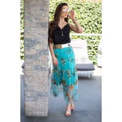 Spódnica Maxi. Szare spódniczki damskie Modaforyou, s, bez wzorów, maxi. Za 89,00 zł.
