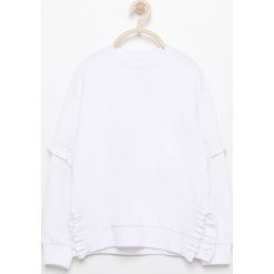 Bluzy dziewczęce: Bluza z falbankami - Biały