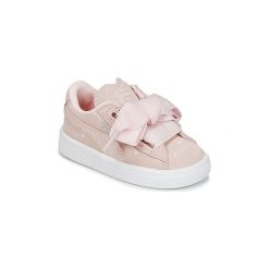 Buty Dziecko Puma SUEDE HEART VALENTINE INF. Różowe trampki dziewczęce Puma, bez wzorów, bez zapięcia. Za 181,30 zł.