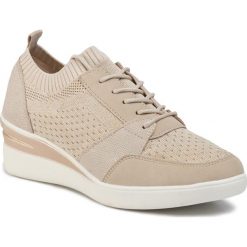 Sneakersy JENNY FAIRY - W17SS905-19 Beige. Brązowe półbuty damskie Jenny Fairy, ze skóry ekologicznej. Za 119,99 zł.