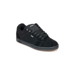 Buty Etnies BARGE. Czarne trampki męskie marki Etnies, bez wzorów, bez zapięcia. Za 279,20 zł.