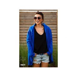 Peleryna do zadań specjalnych chabrowa. Niebieskie bluzy damskie Mktp mój kraj taki piękny, s, bez wzorów, bez rękawów, bez kaptura. Za 269,00 zł.