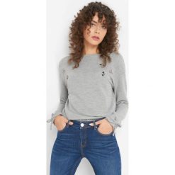 Koszulka z kryształkami. Szare t-shirty damskie marki Orsay, s, z aplikacjami, z bawełny. Za 69,99 zł.