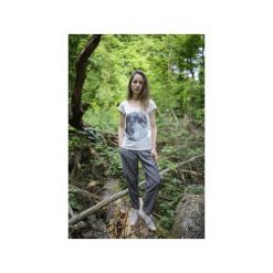 T-shirt full moon/ z organicznej bawełny. Brązowe t-shirty damskie marki Reserved, l, z bawełny. Za 150,00 zł.