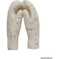 Dwuwarstwowe ecru. Pomarańczowe rękawiczki damskie Pakamera, bez wzorów. Za 255,00 zł.