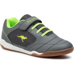 Sneakersy KANGAROOS - Incourt Ev 18394 000 2014 D Steel Grey/Lime. Szare trampki chłopięce KangaROOS, bez wzorów, ze skóry ekologicznej, na rzepy. Za 149,00 zł.