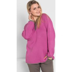 Sweter w kolorze różowym. Czerwone swetry klasyczne damskie marki Sheego, z dzianiny. W wyprzedaży za 78,95 zł.