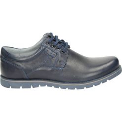 Półbuty męskie - 761 NEDA BLUE. Niebieskie półbuty skórzane męskie Venezia. Za 199,00 zł.
