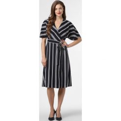 Esprit Collection - Sukienka damska, niebieski. Niebieskie sukienki damskie Esprit Collection, w paski, z tkaniny, bez kołnierzyka, bez rękawów, kopertowe. Za 359,95 zł.