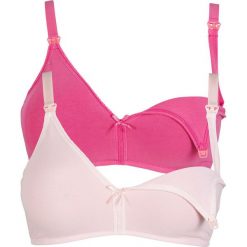 Biustonosz do karmienia piersią (2 szt.) bonprix jasnoróżowy + matowy różowy. Czerwone bielizna ciążowa marki bonprix. Za 55,98 zł.