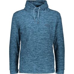 Bluza polarowa "Kalman" w kolorze niebieskim. Niebieskie bluzy męskie xxl, z materiału, z kapturem. W wyprzedaży za 64,95 zł.