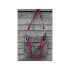 Torebki klasyczne damskie: Cube fuchsia