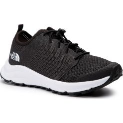 Buty THE NORTH FACE - Litewave Flow Lace II T93RDUKY4 Tnf Black/Tnf White. Czarne buty sportowe damskie The North Face, bez wzorów, z tworzywa sztucznego, sportowe, do biegania. W wyprzedaży za 229,00 zł.