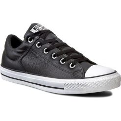 Trampki CONVERSE - Ct High Street 149430C Black/Black. Czarne półbuty męskie marki Converse, na co dzień, bez wzorów, ze skóry, street, bez zapięcia. W wyprzedaży za 249,00 zł.