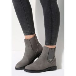 Szare Botki Zealous Thing. Szare botki damskie na zamek vices, na płaskiej podeszwie. Za 89,99 zł.