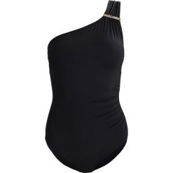 Stroje jednoczęściowe: MICHAEL Michael Kors LOGO BAR ONESHOULDER ONEPIECE Kostium kąpielowy black