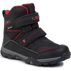 Śniegowce CMP - Kids Pyry Snow Boot Wp 38Q4514J Nero U901. Czarne śniegowce chłopięce CMP, bez zapięcia. Za 229,00 zł.