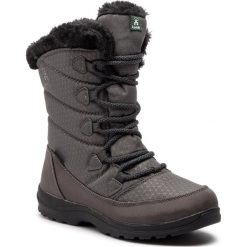 Śniegowce KAMIK - Polarjoy NK2175 Charcoal. Szare kozaki damskie marki Kamik, na zimę, z tworzywa sztucznego, bez zapięcia. W wyprzedaży za 289,00 zł.