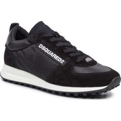 Sneakersy DSQUARED2 - Lace-Up Low Top Sneakers SNM0081 11702256 M436 Nero/Nero. Czarne sneakersy męskie Dsquared2, bez wzorów, z zamszu, bez zapięcia. Za 1749,00 zł.